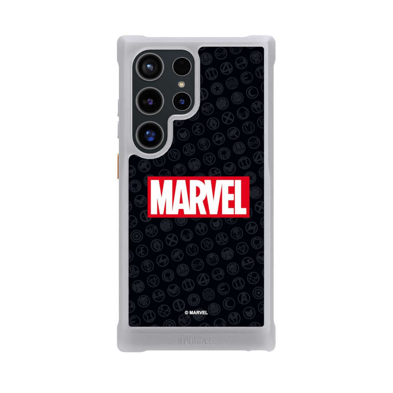 Galaxy S24 Ultra NIVOmax Marvel Logo Black Red 