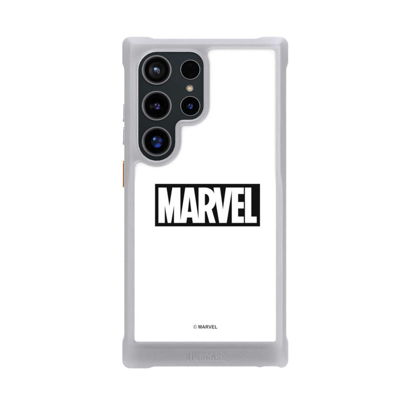 Galaxy S24 Ultra NIVOmax Marvel Logo White