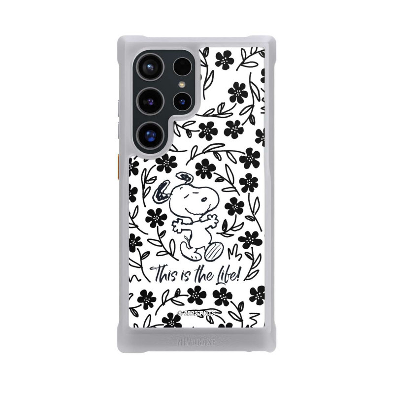 Galaxy S24 Ultra NIVOmax Snoopy Black and White This Is The Life