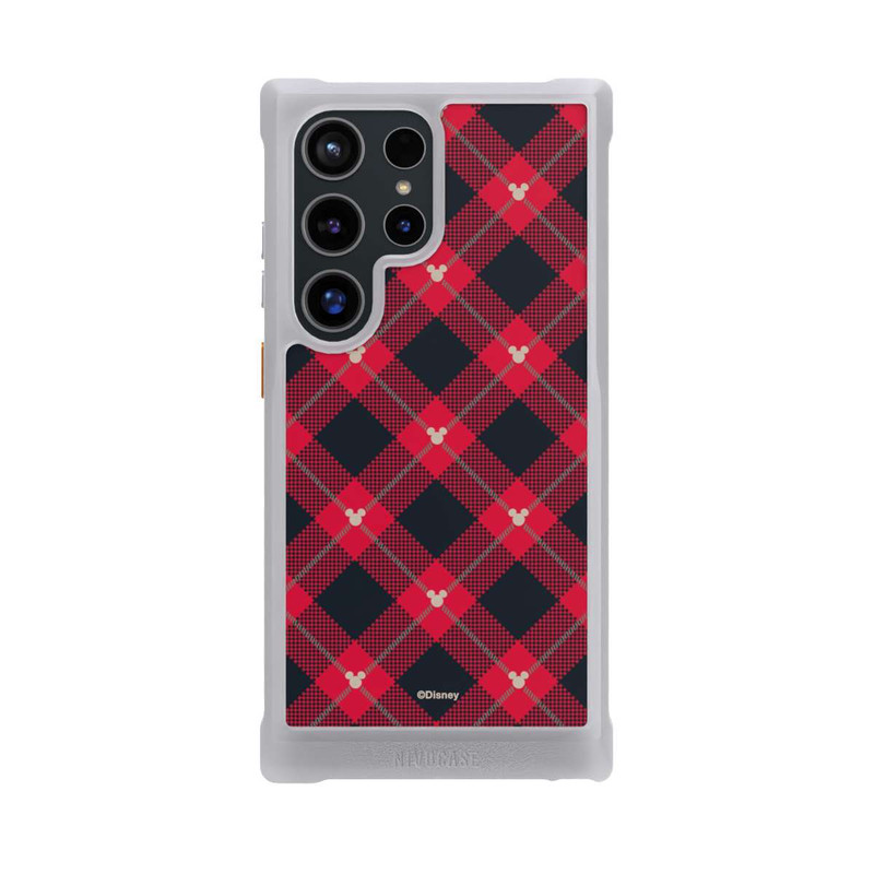 Galaxy S24 Ultra NIVOmax Mickey Weihnachtsmuster Rot