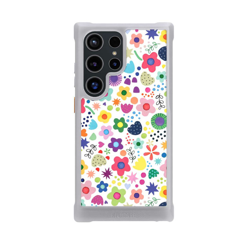 Galaxy S24 Ultra NIVOmax Psychedelic Flowers Colorful