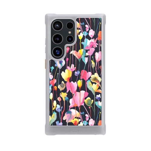 Samsung Galaxy S24 Ultra NIVOmax Wildblumen schwarz