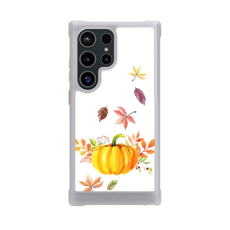 Galaxy S24 Ultra NIVOmax Pumpkin-weißer Hintergrund 