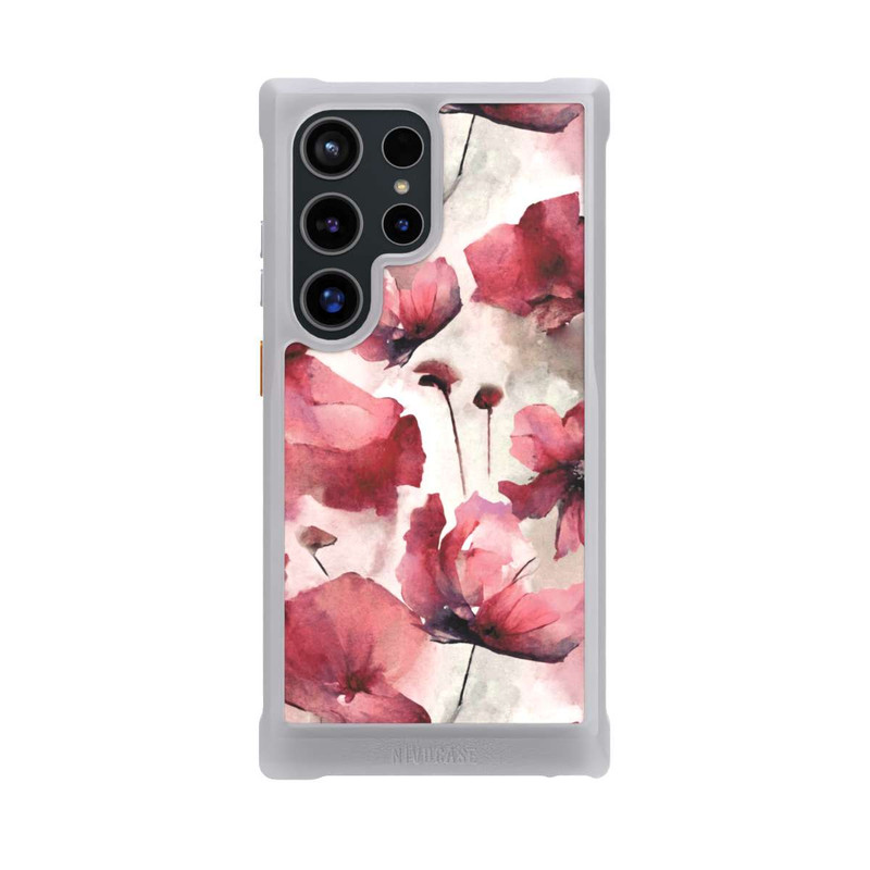 Galaxy S24 Ultra NIVOmax Wilde Mohnblumen