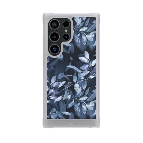 Samsung Galaxy S24 Ultra NIVOmax Aquarelle Feuilles Mystiques Marine