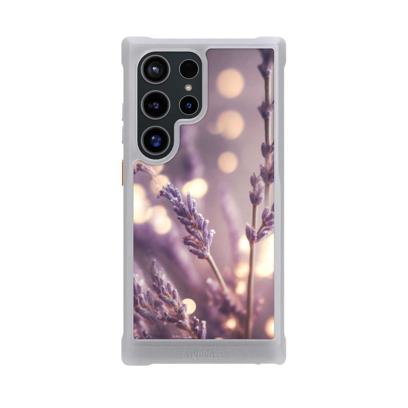 Galaxy S24 Ultra NIVOmax Lavender Close Up with AI