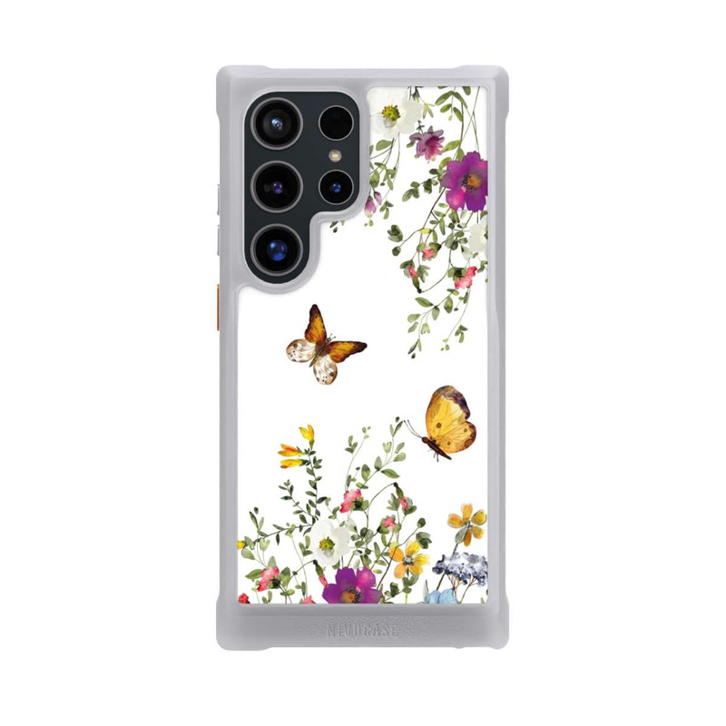 Galaxy S24 Ultra NIVOmax Papillons et fleurs colorées