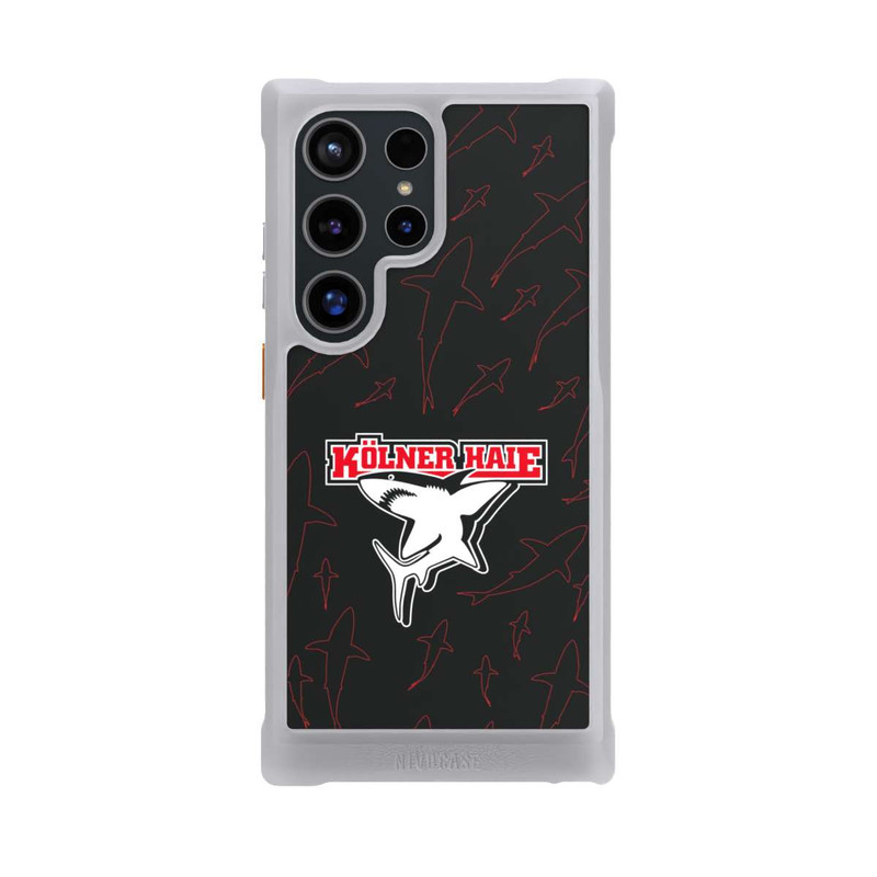 Galaxy S24 Ultra NIVOmax Haie Muster Rot