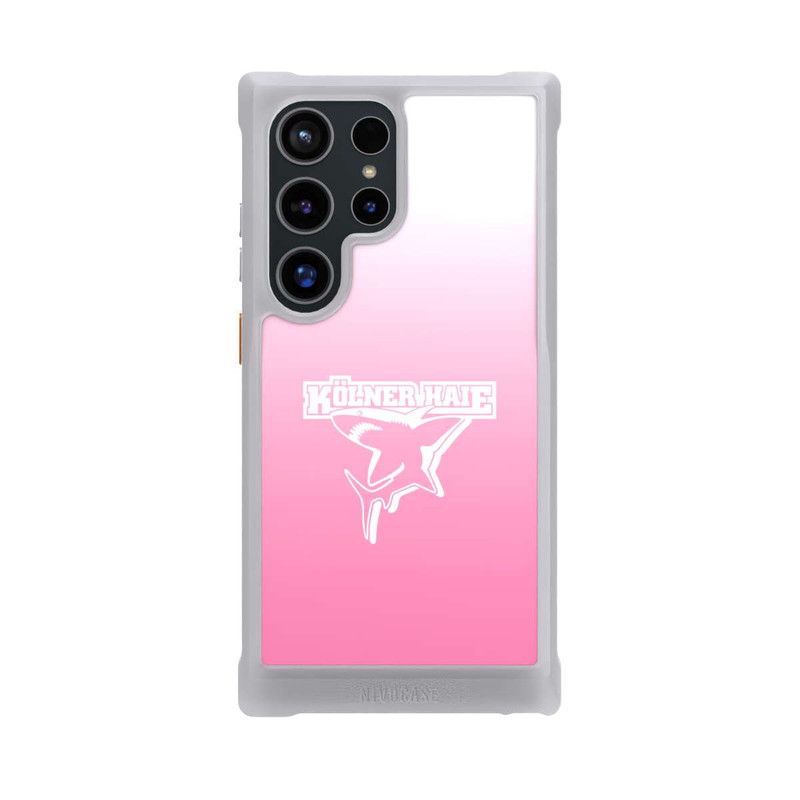 Galaxy S24 Ultra NIVOmax Kölner Haie Weiß Rosa