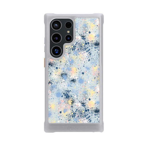 Samsung Galaxy S24 Ultra NIVOmax Tintentropfen Staub Textur Blau