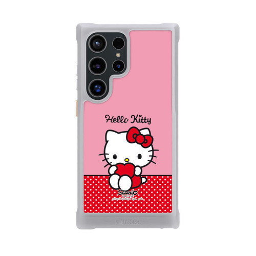 Samsung Galaxy S24 Ultra NIVOmax Hello Kitty sitzend mit Herz