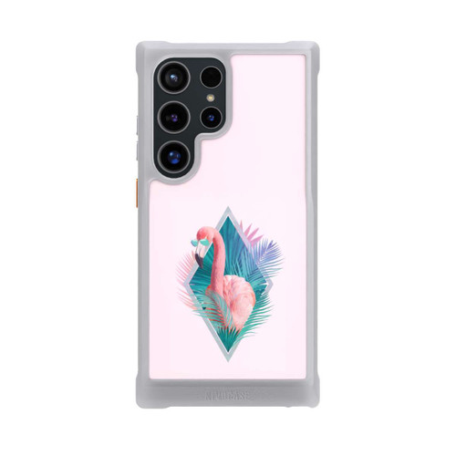 Samsung Galaxy S24 Ultra NIVOmax Tropical Leaves Flamingo