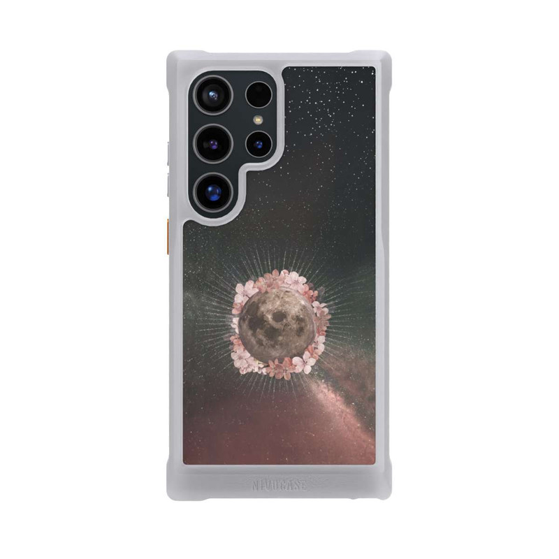 Galaxy S24 Ultra NIVOmax Blumen und Mondlicht