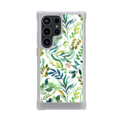 Samsung Galaxy S24 Ultra NIVOmax Aquarell Palmenblätter Botanisch Grün