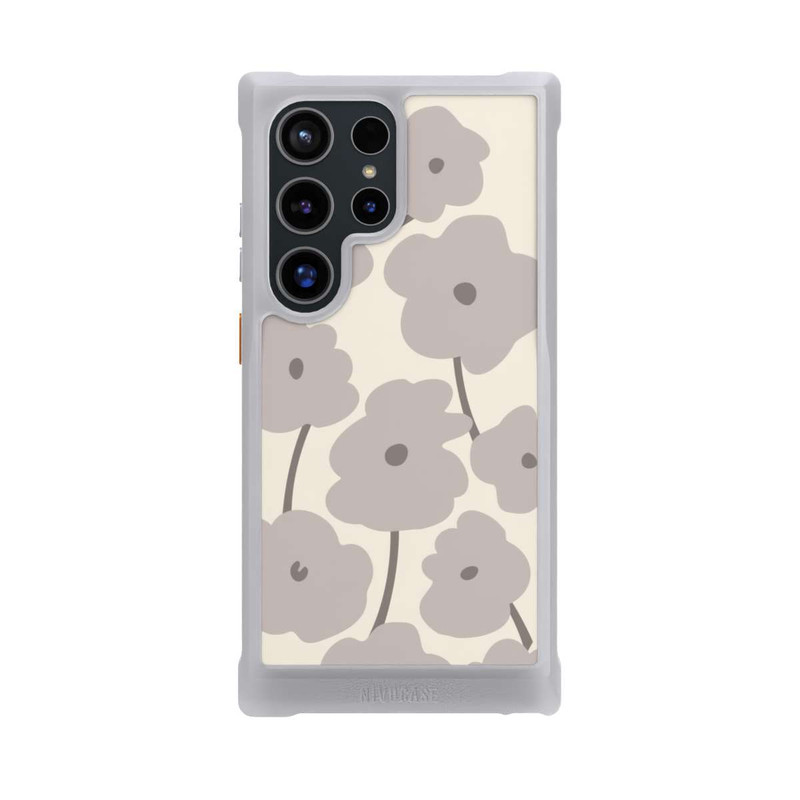 Galaxy S24 Ultra NIVOmax Minimalistic Flowers Beige