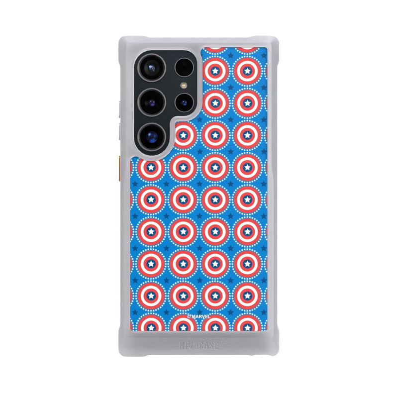 Galaxy S24 Ultra NIVOmax Captain American Shield Pattern