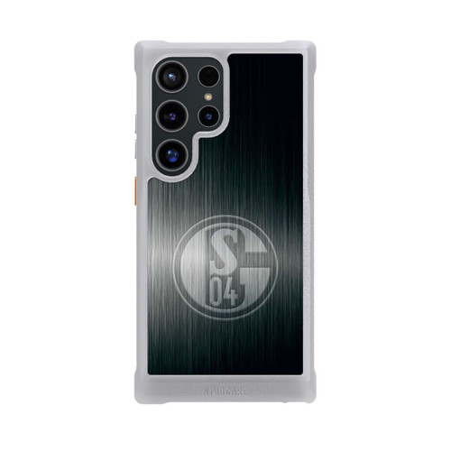 Samsung Galaxy S24 Ultra NIVOmax Schalke 04 Metall Look