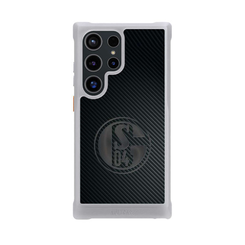 Samsung Galaxy S24 Ultra NIVOmax Schalke 04 Carbon Look