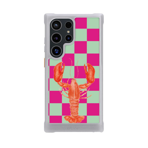 Samsung Galaxy S24 Ultra NIVOmax Pink Checkers Lobster