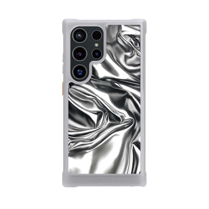 Galaxy S24 Ultra NIVOmax Shiny Chrome Silver