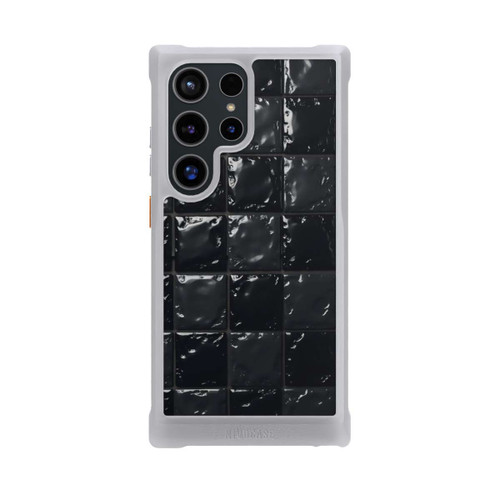 Samsung Galaxy S24 Ultra NIVOmax Black Tile Pattern look with AI