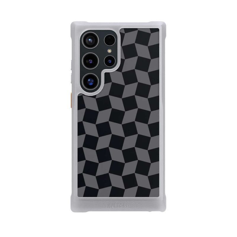 Galaxy S24 Ultra NIVOmax 3D Würfel-Muster Effektt