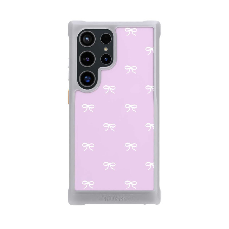Galaxy S24 Ultra NIVOmax Schleifen Muster Flieder