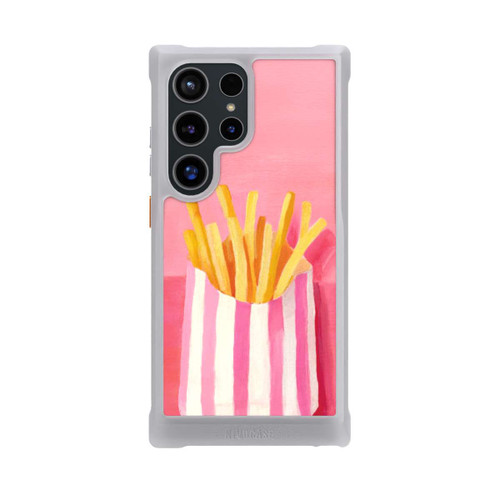 Samsung Galaxy S24 Ultra NIVOmax Retro Pommes Pink Watercolor