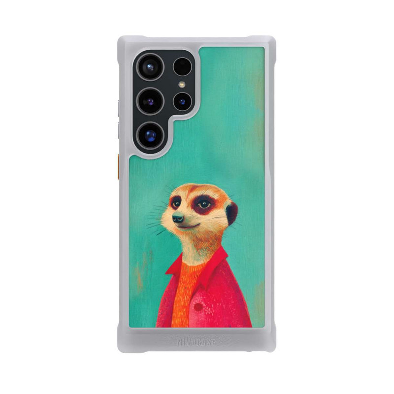 Galaxy S24 Ultra NIVOmax Erdmännchen Grün Illustration