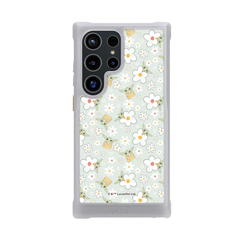 Galaxy S24 Ultra NIVOmax Baby Yoda Blumen Muster