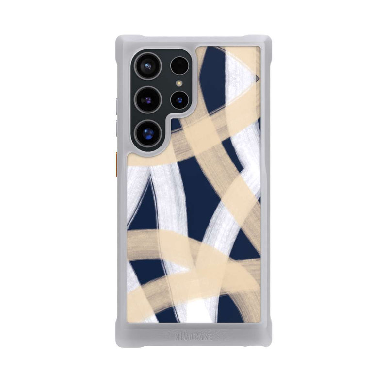 Galaxy S24 Ultra NIVOmax Laced Up Beije Blue