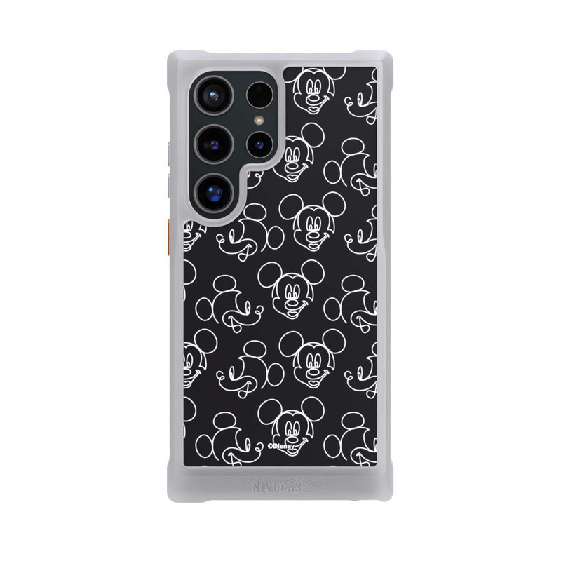 Galaxy S24 Ultra NIVOmax Disney Mickey Muster Schwarz