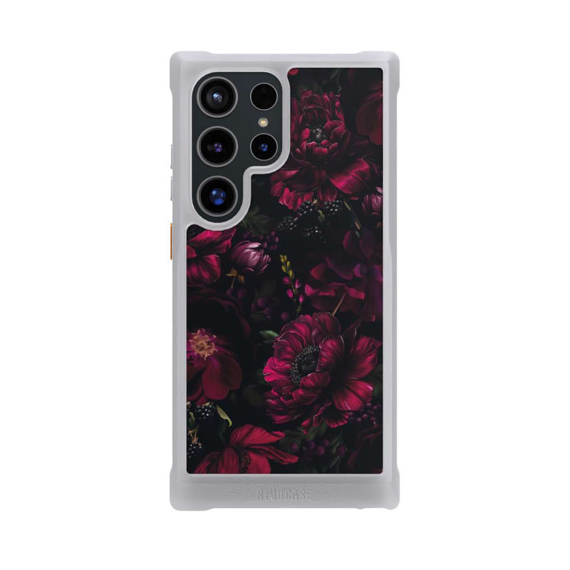 Galaxy S24 Ultra NIVOmax Dunkle Rote Blumen Liebe