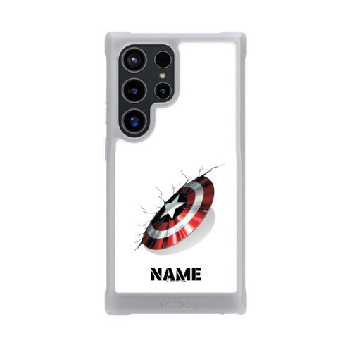 Samsung Galaxy S24 Ultra NIVOmax Captain America Shield Personalisierbar