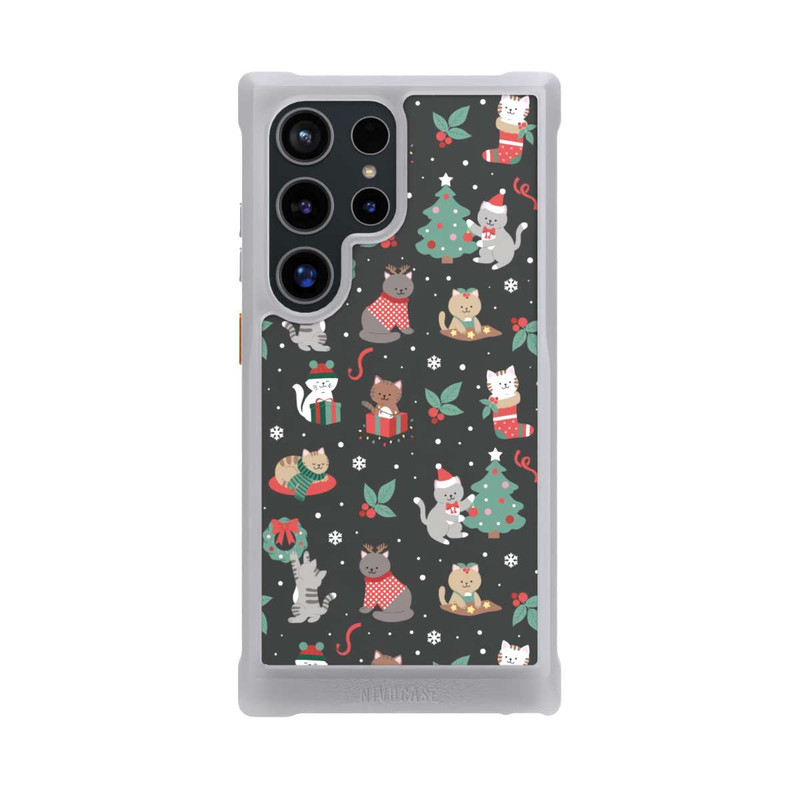 Galaxy S24 Ultra NIVOmax Weihnachtliche Kätzchen