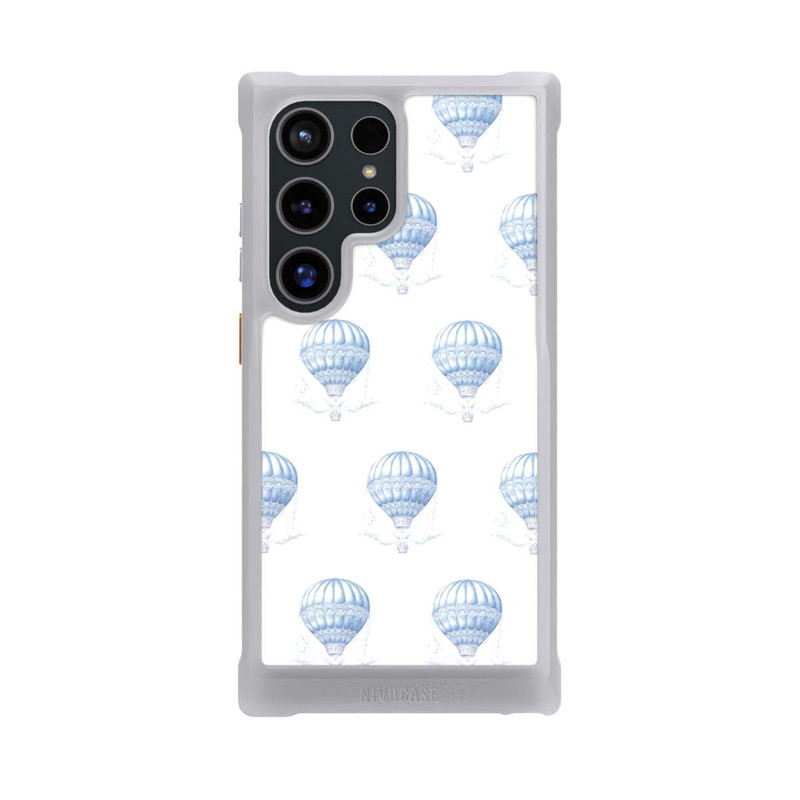 Galaxy S24 Ultra NIVOmax Balloon Pattern Girl Toile de Jouy avec IA