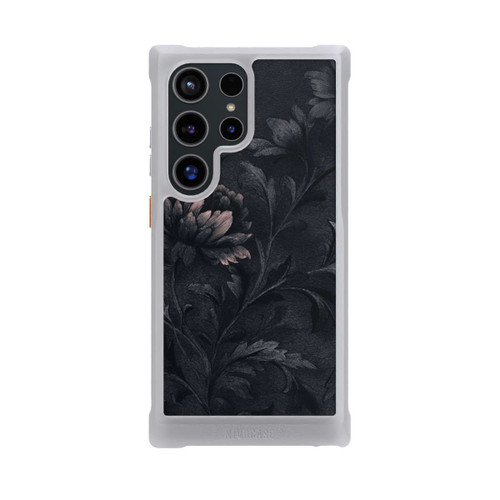 Samsung Galaxy S24 Ultra NIVOmax Dunkles Blumenmuster Vintage