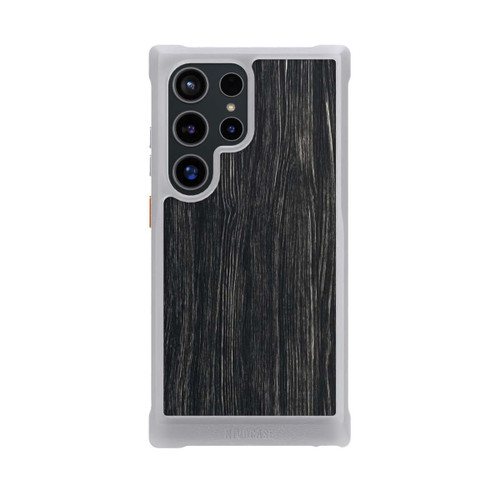 Samsung Galaxy S24 Ultra NIVOmax Dunkle Holzstruktur