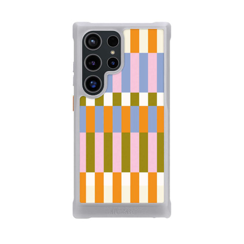 Samsung Galaxy S24 Ultra NIVOmax Thème à Carreaux Colorés et Audacieux