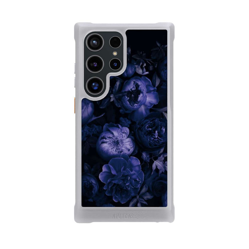 Galaxy S24 Ultra NIVOmax Victorian Grandeur Large Flowers Purple Mit KI