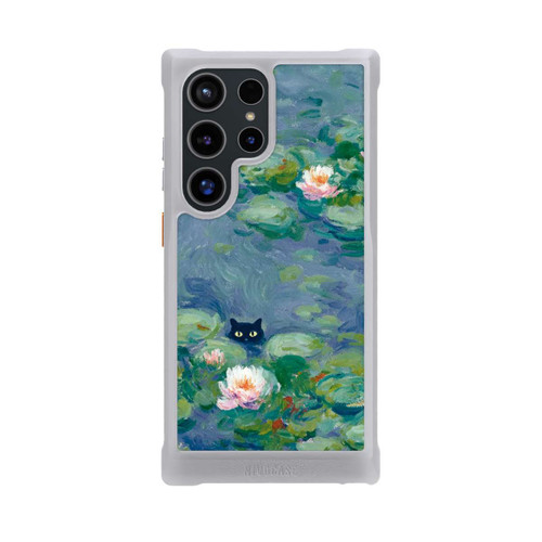 Samsung Galaxy S24 Ultra NIVOmax Katze im Teich Gemälde