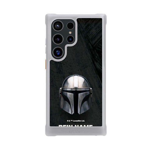 Samsung Galaxy S24 Ultra NIVOmax Star Wars Mandalorian Black Helmet Personalisierbar