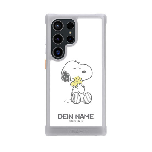 Samsung Galaxy S24 Ultra NIVOmax Snoopy And Woodstock Cuddling Personalisierbar