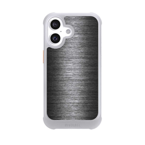 Apple iPhone 16 NIVOmax Metal Look Anthracite