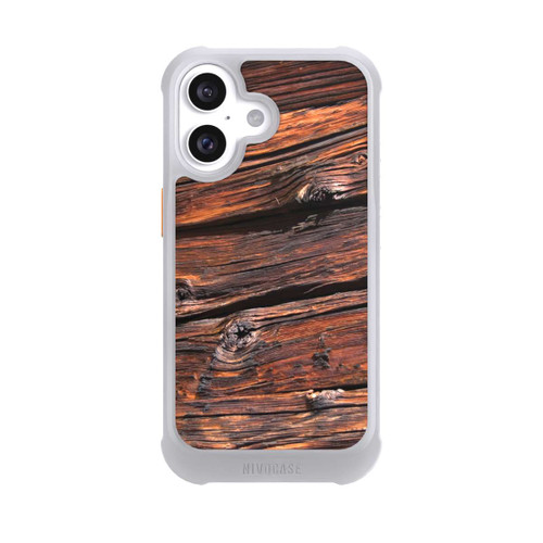 Apple iPhone 16 NIVOmax Verwitterte Holzplanken