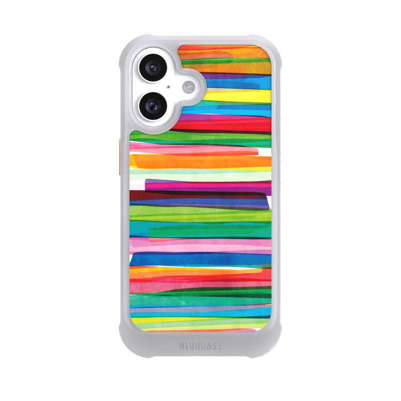 iPhone 16 NIVOmax Bunte Streifen1
