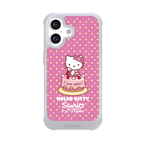Apple iPhone 16 NIVOmax Hello Kitty - I Love Cakes