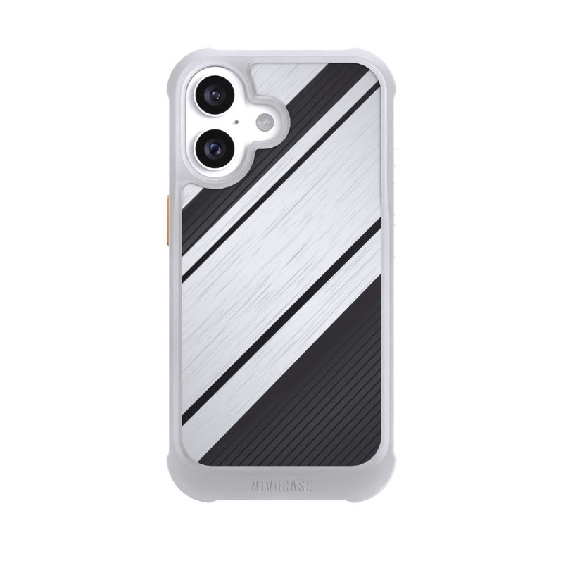 iPhone 16 NIVOmax Grey Metallic