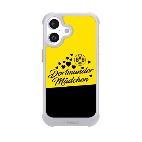 Apple iPhone 16 NIVOmax BVB Dortmunder Mädel Herzen