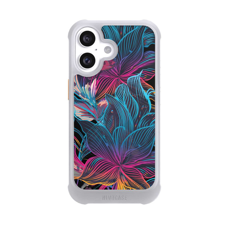 iPhone 16 NIVOmax Le pouvoir des fleurs néon